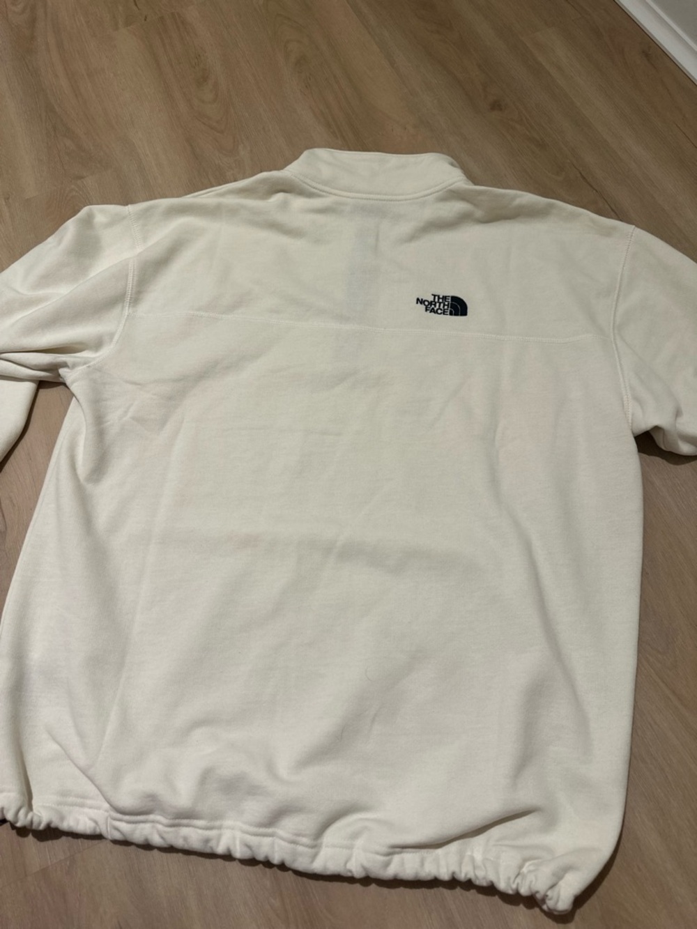 The North Face Men's AXYS ¼-Zip Fleece in White Dune Mens Size M - Picture 7 of 8